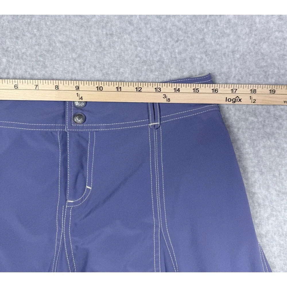 Athleta Skort Women 8 Purple Excellent Pleated Activewear Contrast Stitching - Picture 10 of 12